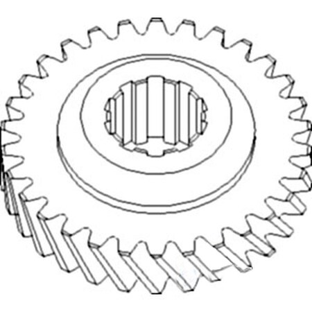 Aftermarket 3rd Main Gear Shaft Fits Allis Chalmers Tractor CA D10 D12 D14 D15 70225413